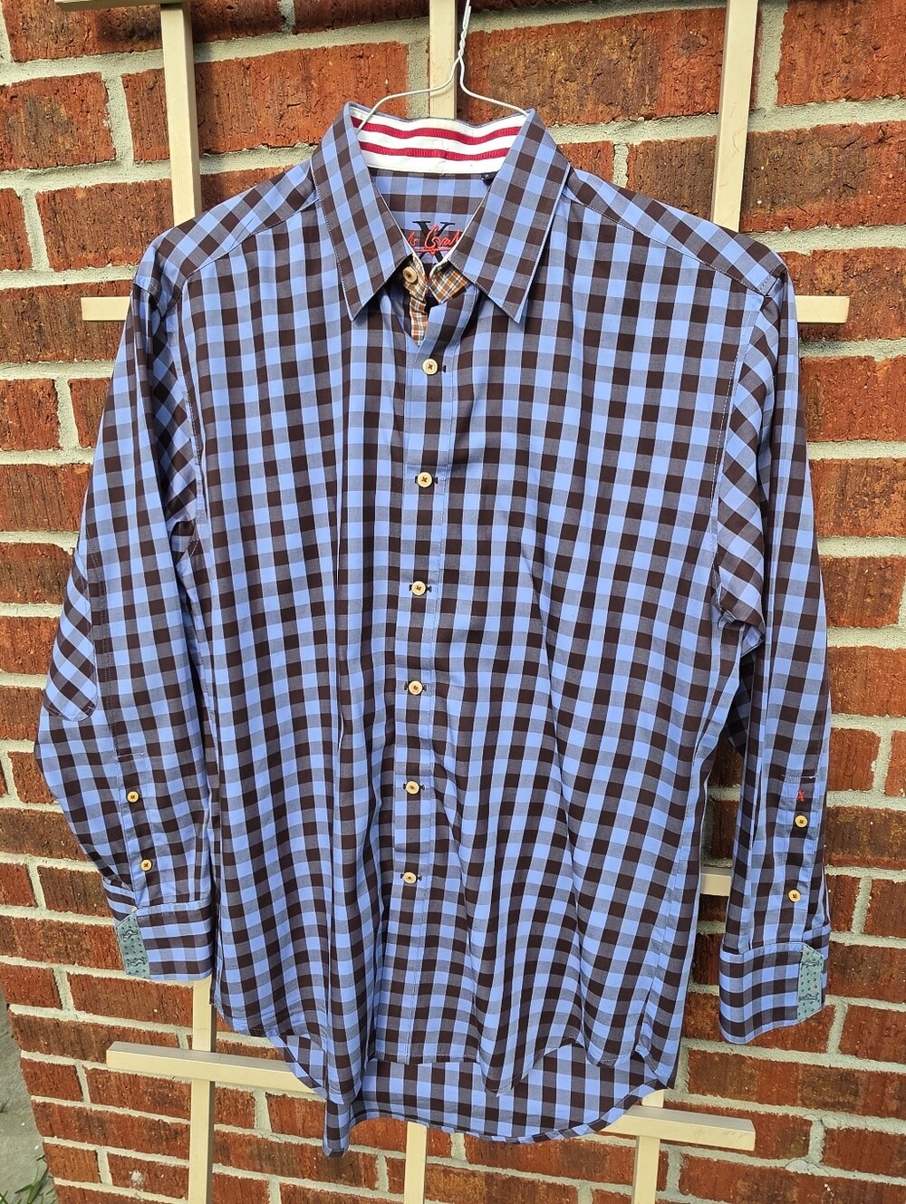 Robert Graham Long Sleeve Plaid Checkered Shirt XL